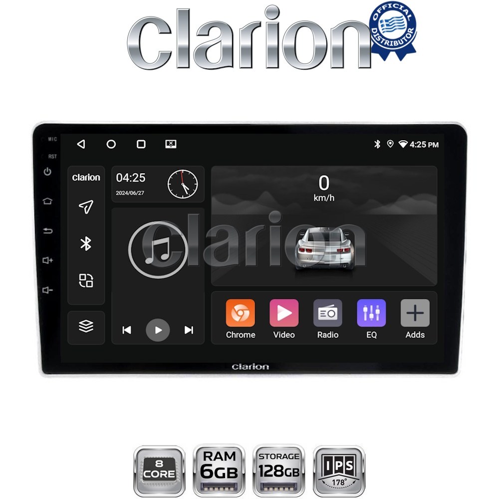 CLARION GL53023SA Οθόνη OEM Multimedia Αυτοκινήτου για Kia Sportage 2004 > 2010 (CarPlay/AndroidAuto/BT/GPS/WIFI/GPRS)