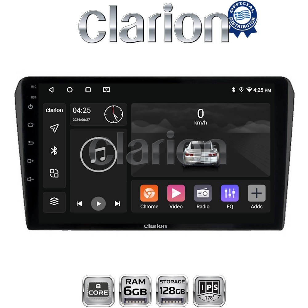 GL53025B CLARION GL53025B Οθόνη OEM Multimedia Αυτοκινήτου για Toyota Avensis 2003>2008 (CarPlay/AndroidAuto/BT/GPS/WIFI/GPRS) - Image 1