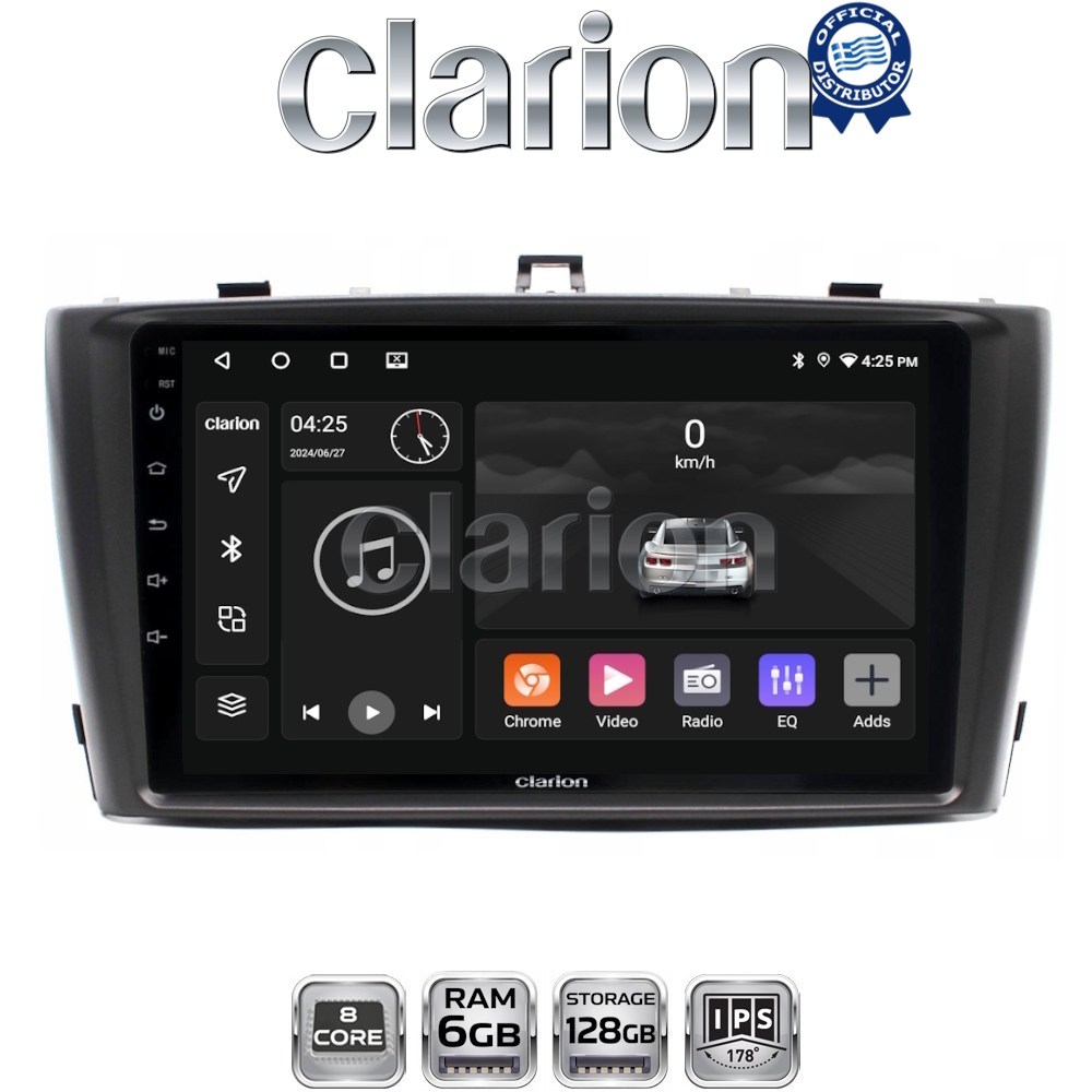 GL53027B CLARION GL53027B Οθόνη OEM Multimedia Αυτοκινήτου για TOYOTA AVENSIS T27 2009 > 2016 (CarPlay/AndroidAuto/BT/GPS/WIFI/GPRS) - Image 1