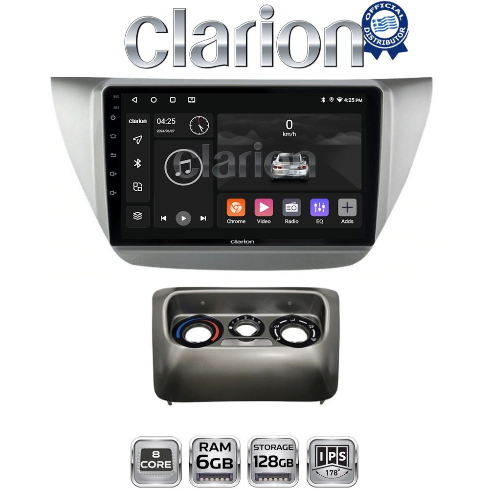 CLARION GL53036 Οθόνη OEM Multimedia Αυτοκινήτου για MITSUBISHI Lancer 2000>2007 (CarPlay/AndroidAuto/BT/GPS/WIFI/GPRS)