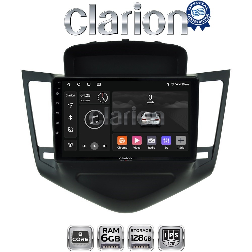 GL53045 CLARION GL53045 Οθόνη OEM Multimedia Αυτοκινήτου για CHEVROLET CRUZE 2008>2013 (CarPlay/AndroidAuto/BT/GPS/WIFI/GPRS) - Image 1