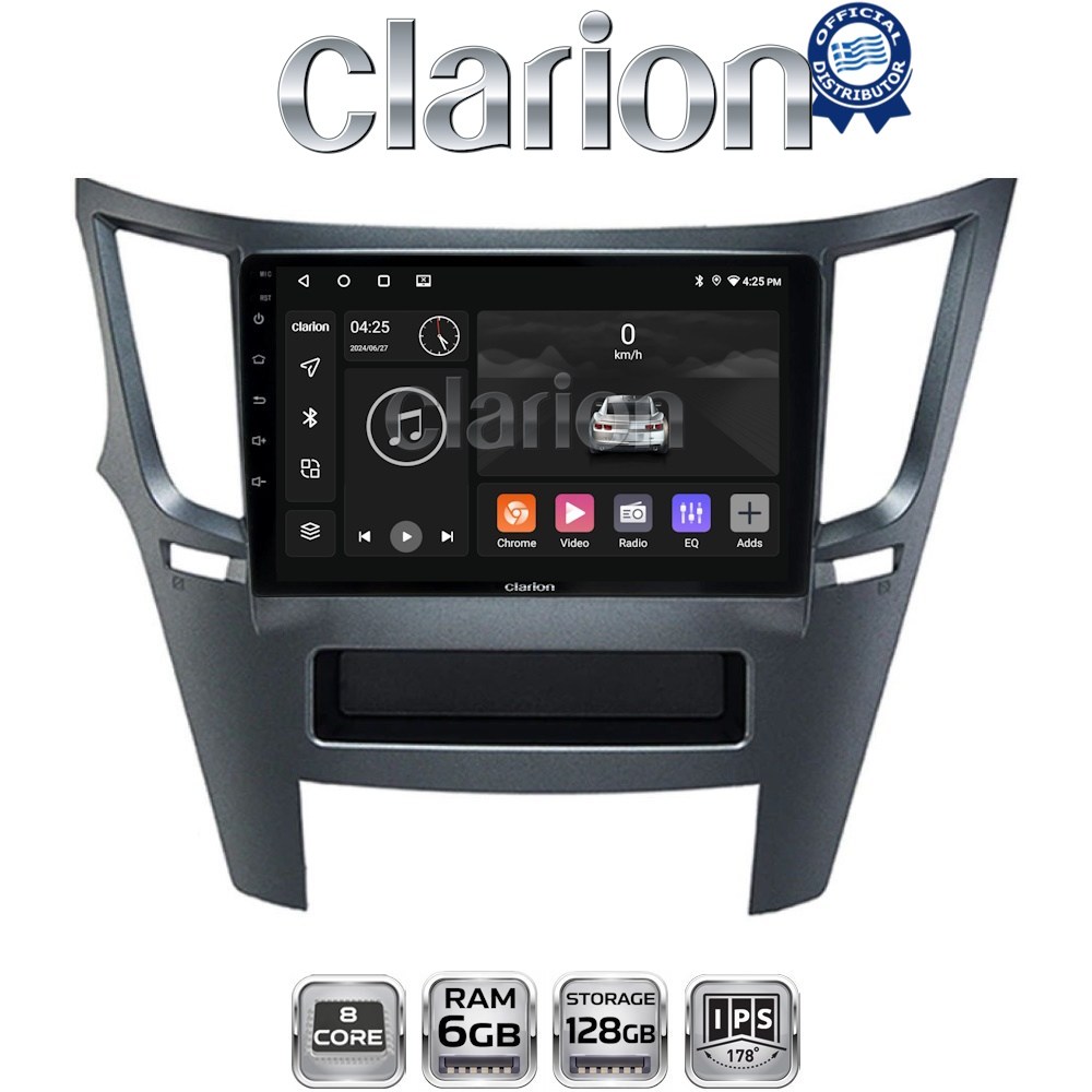 GL53061 CLARION GL53061 Οθόνη OEM Multimedia Αυτοκινήτου για Subaru Legacy-Outback 2009>2013 (CarPlay/AndroidAuto/BT/GPS/WIFI/GPRS) - Image 1