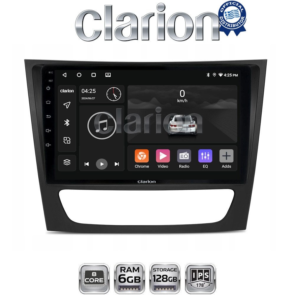 GL53090 CLARION GL53090 Οθόνη OEM Multimedia Αυτοκινήτου για MERCEDES E class (W211) (CarPlay/AndroidAuto/BT/GPS/WIFI/GPRS) - Image 1