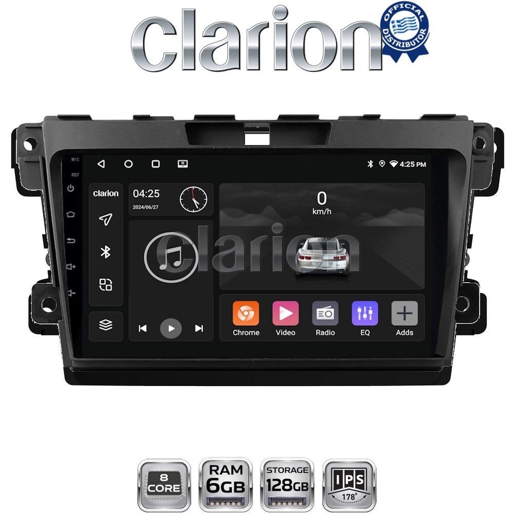 CLARION GL53097 Οθόνη OEM Multimedia Αυτοκινήτου για MAZDA CX7 2006> (CarPlay/AndroidAuto/BT/GPS/WIFI/GPRS)