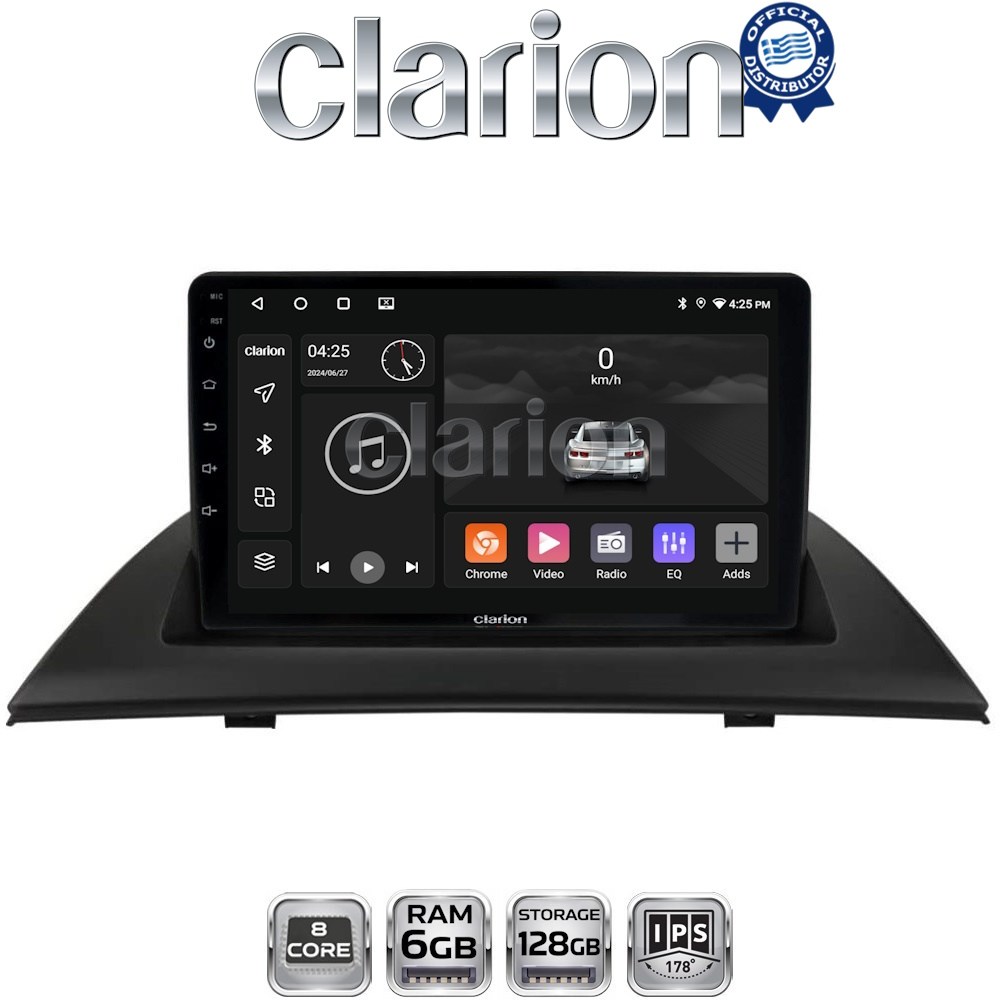 GL53103 CLARION GL53103 Οθόνη OEM Multimedia Αυτοκινήτου για BMW X3 2003 > 2010 (CarPlay/AndroidAuto/BT/GPS/WIFI/GPRS) - Image 1