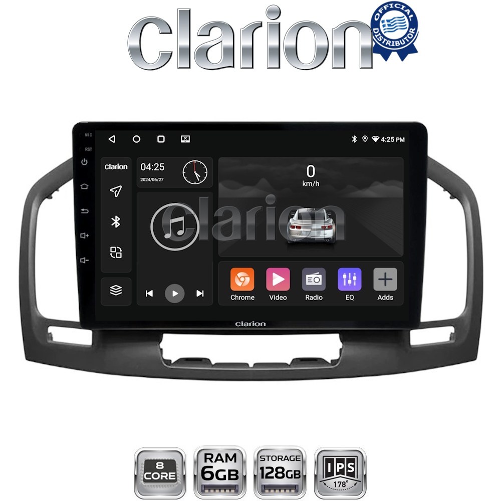 GL53114 CLARION GL53114 Οθόνη OEM Multimedia Αυτοκινήτου για OPEL INSIGNIA 2007-2013 (CarPlay/AndroidAuto/BT/GPS/WIFI/GPRS) - Image 1