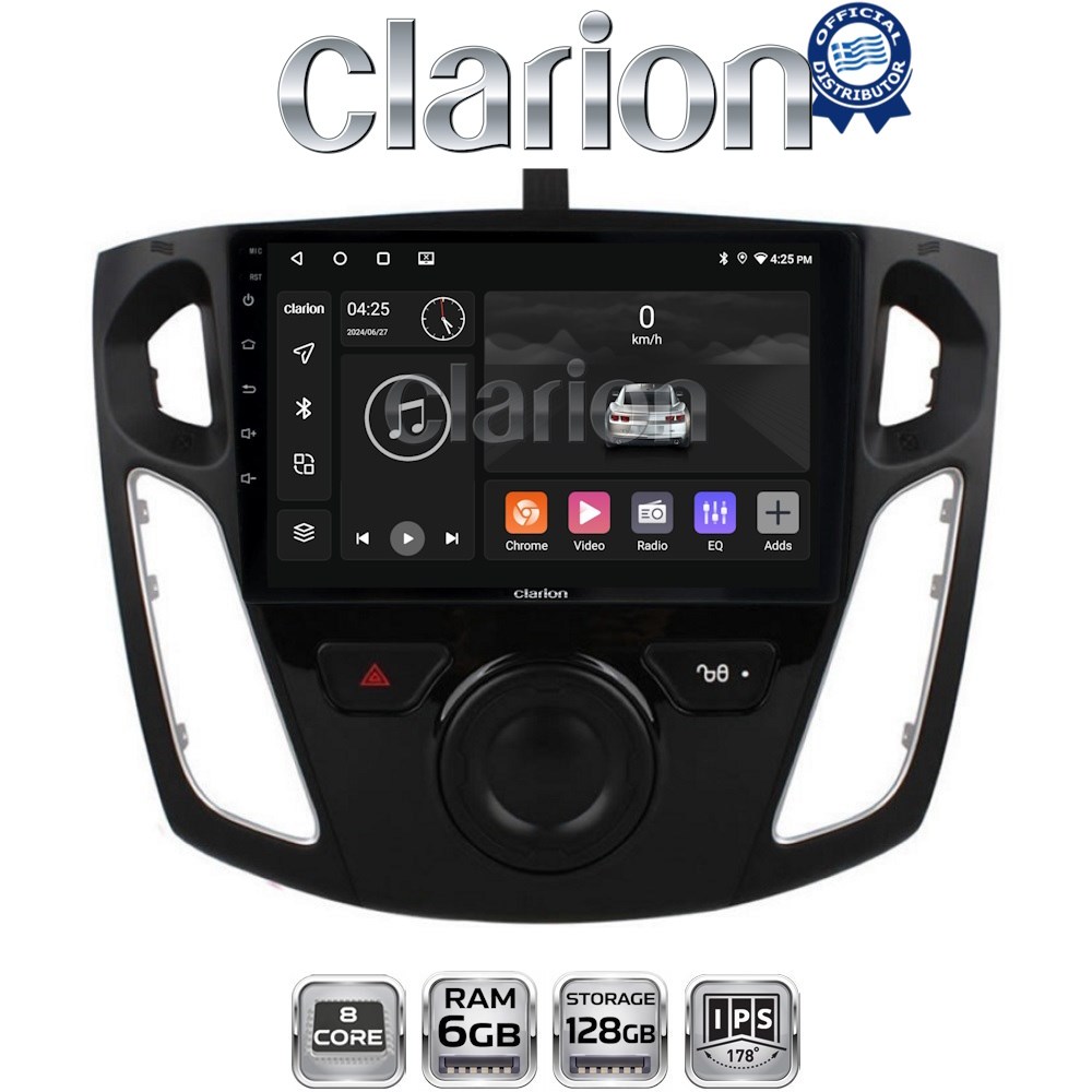 CLARION GL53150 Οθόνη OEM Multimedia Αυτοκινήτου για FORD FOCUS 2015>2018 (CarPlay/AndroidAuto/BT/GPS/WIFI/GPRS)