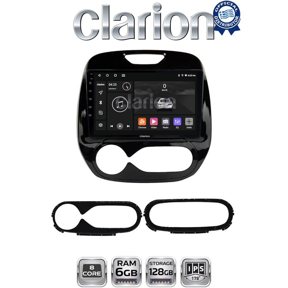 GL53155 CLARION GL53155 Οθόνη OEM Multimedia Αυτοκινήτου για RENAULT CAPTURE 2013> (CarPlay/AndroidAuto/BT/GPS/WIFI/GPRS) - Image 1