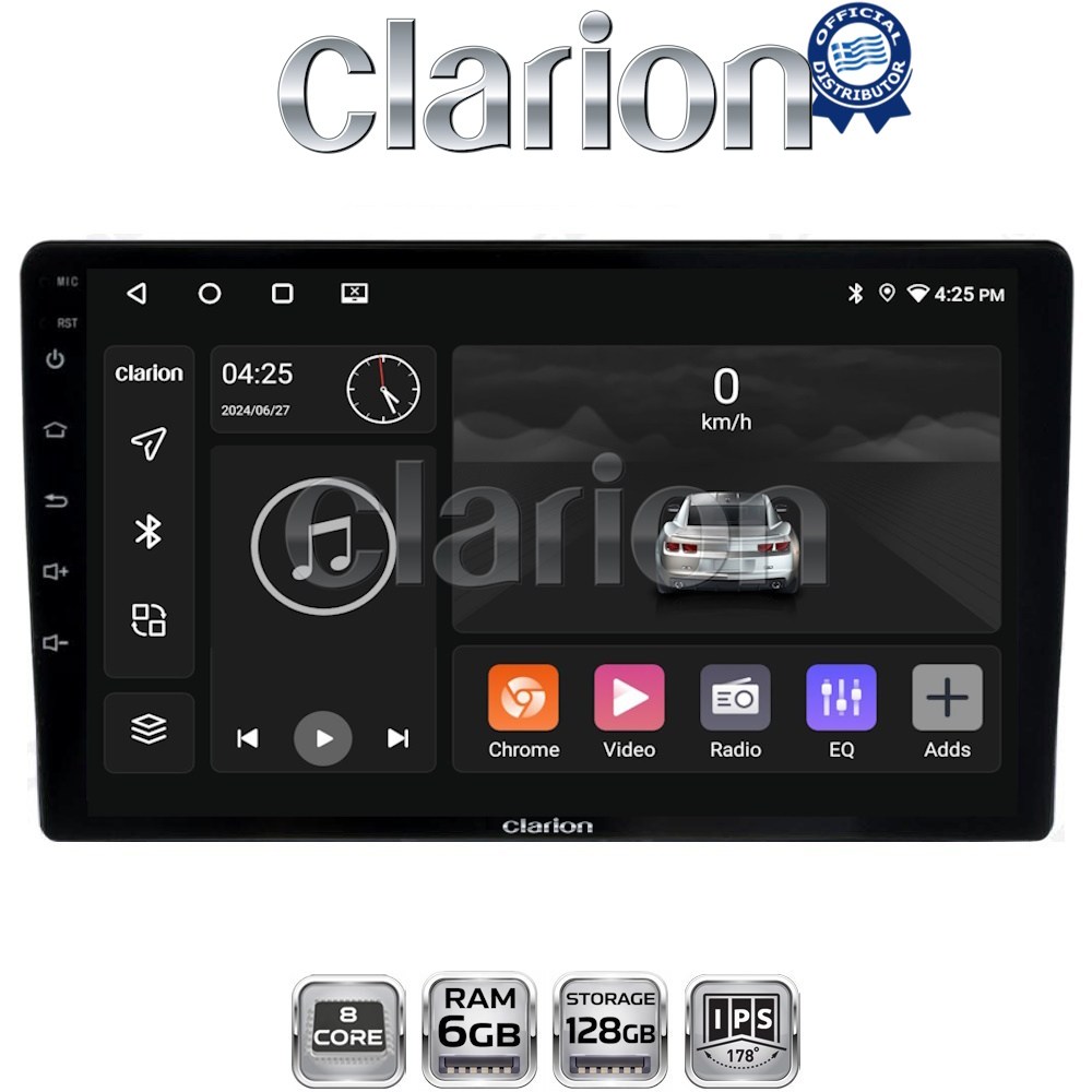 CLARION GL53157 Οθόνη OEM Multimedia Αυτοκινήτου για DACIA DUSTER 2013>2019  (CarPlay/AndroidAuto/BT/GPS/WIFI/GPRS)
