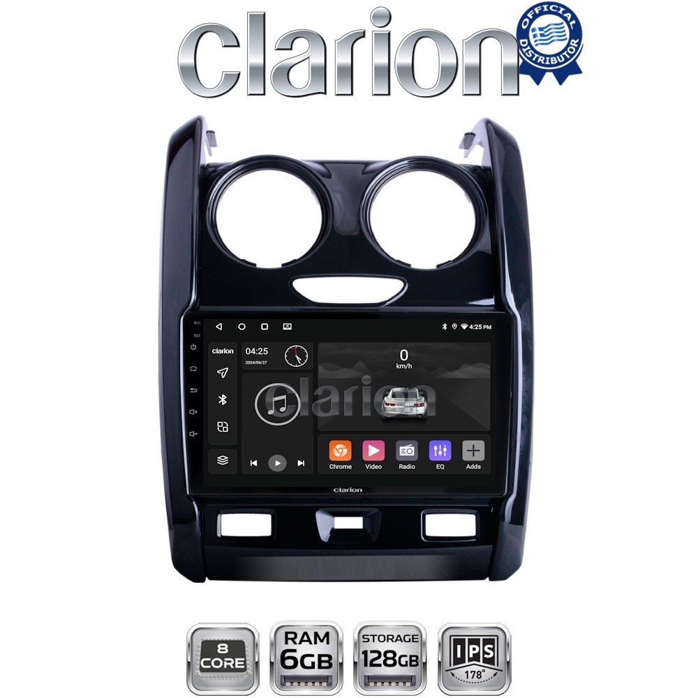 GL53158 CLARION GL53158 Οθόνη OEM Multimedia Αυτοκινήτου για DACIA DUSTER 2013>2019 (CarPlay/AndroidAuto/BT/GPS/WIFI/GPRS) - Image 1