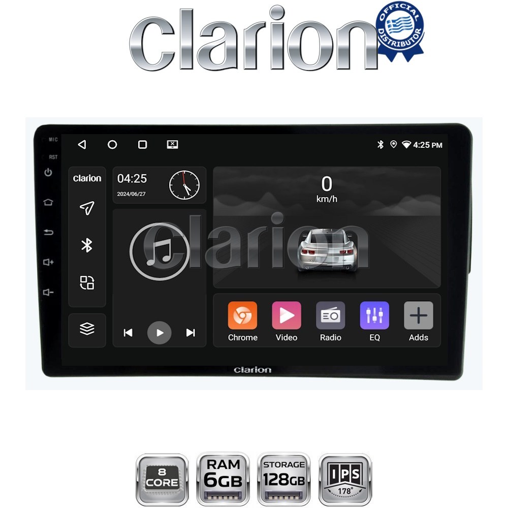 CLARION GL53171S Οθόνη OEM Multimedia Αυτοκινήτου για Mercedes C class (W203) 1999-2004 (CarPlay/AndroidAuto/BT/GPS/WIFI/GPRS)