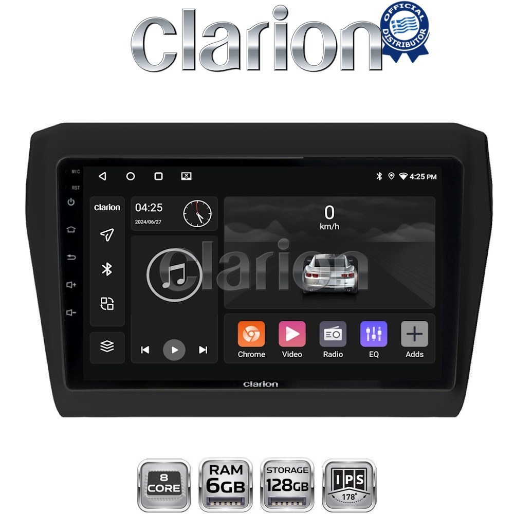 GL53180 CLARION GL53180 Οθόνη OEM Multimedia Αυτοκινήτου για SUZUKI SWIFT 2016> (CarPlay/AndroidAuto/BT/GPS/WIFI/GPRS) - Image 1