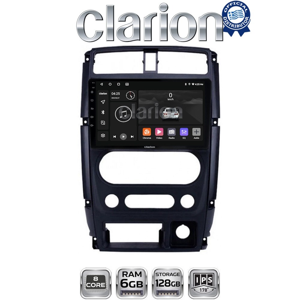 CLARION GL53186 Οθόνη OEM Multimedia Αυτοκινήτου για SUZUKI JIMNY 2007 > 2018   (CarPlay/AndroidAuto/BT/GPS/WIFI/GPRS)