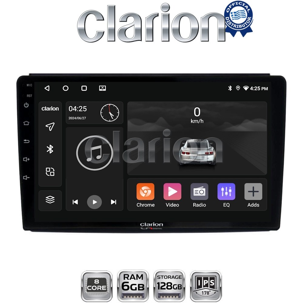GL53193 CLARION GL53193 Οθόνη OEM Multimedia Αυτοκινήτου για DUCATO, BOXER, JUMBER (CarPlay/AndroidAuto/BT/GPS/WIFI/GPRS) - Image 1