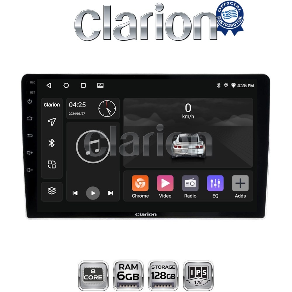 CLARION GL53200 Οθόνη OEM Multimedia Αυτοκινήτου για Nissan Navara 1998 > 2004 (CarPlay/AndroidAuto/BT/GPS/WIFI/GPRS)
