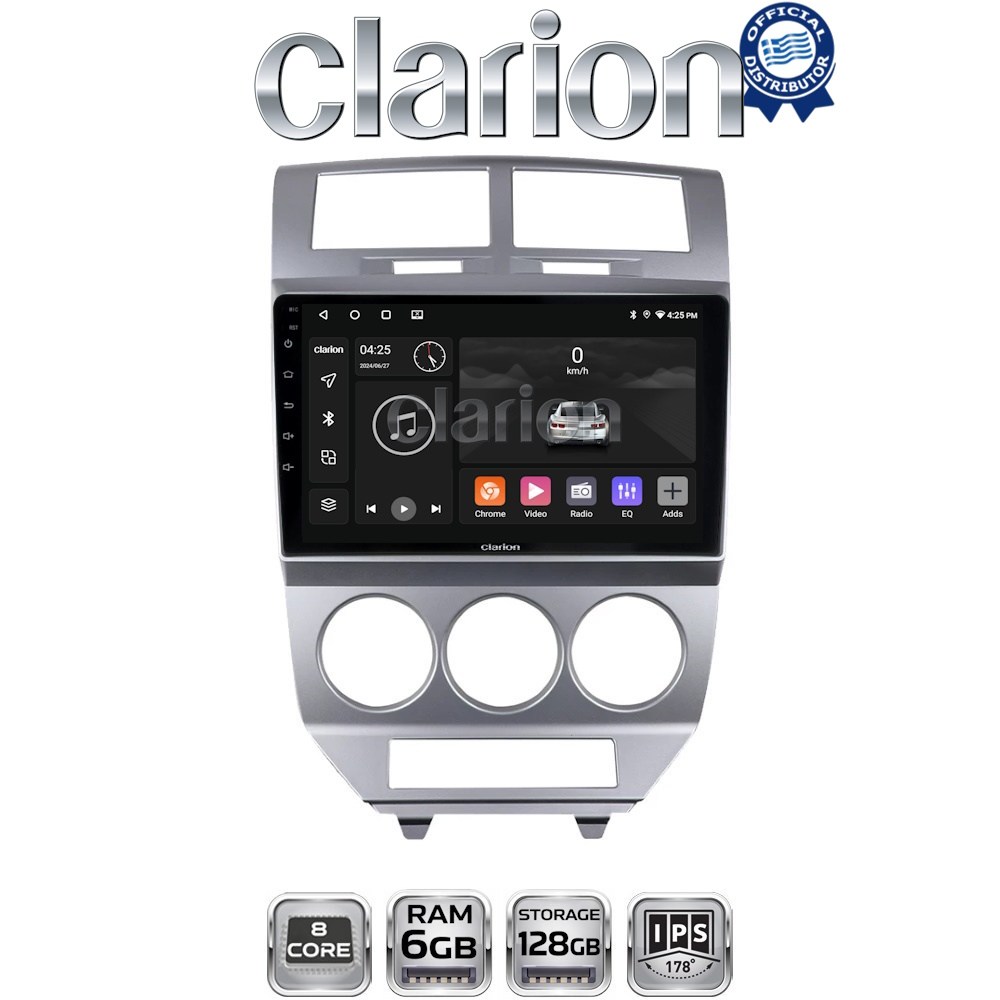 GL53203 CLARION GL53203 Οθόνη OEM Multimedia Αυτοκινήτου για Dodge Caliber (CarPlay/AndroidAuto/BT/GPS/WIFI/GPRS) - Image 1