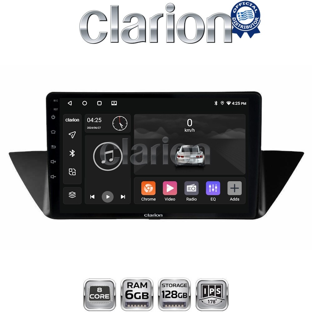 GL53219 CLARION GL53219 Οθόνη OEM Multimedia Αυτοκινήτου για BMW X1 (E84) 2009>2014 (CarPlay/AndroidAuto/BT/GPS/WIFI/GPRS) - Image 1