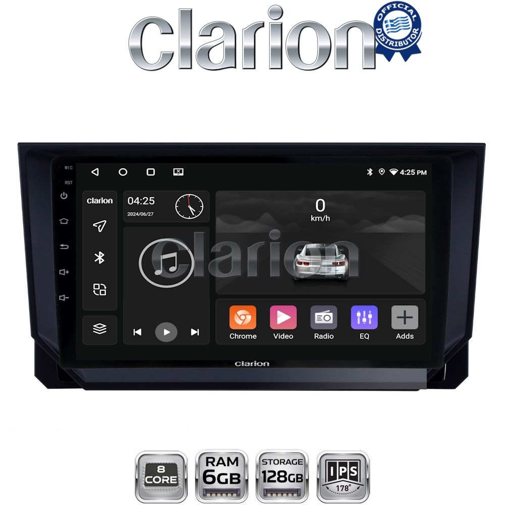 GL53222 CLARION GL53222 Οθόνη OEM Multimedia Αυτοκινήτου για Seat Ibiza - Arona 2018> (CarPlay/AndroidAuto/BT/GPS/WIFI/GPRS) - Image 1