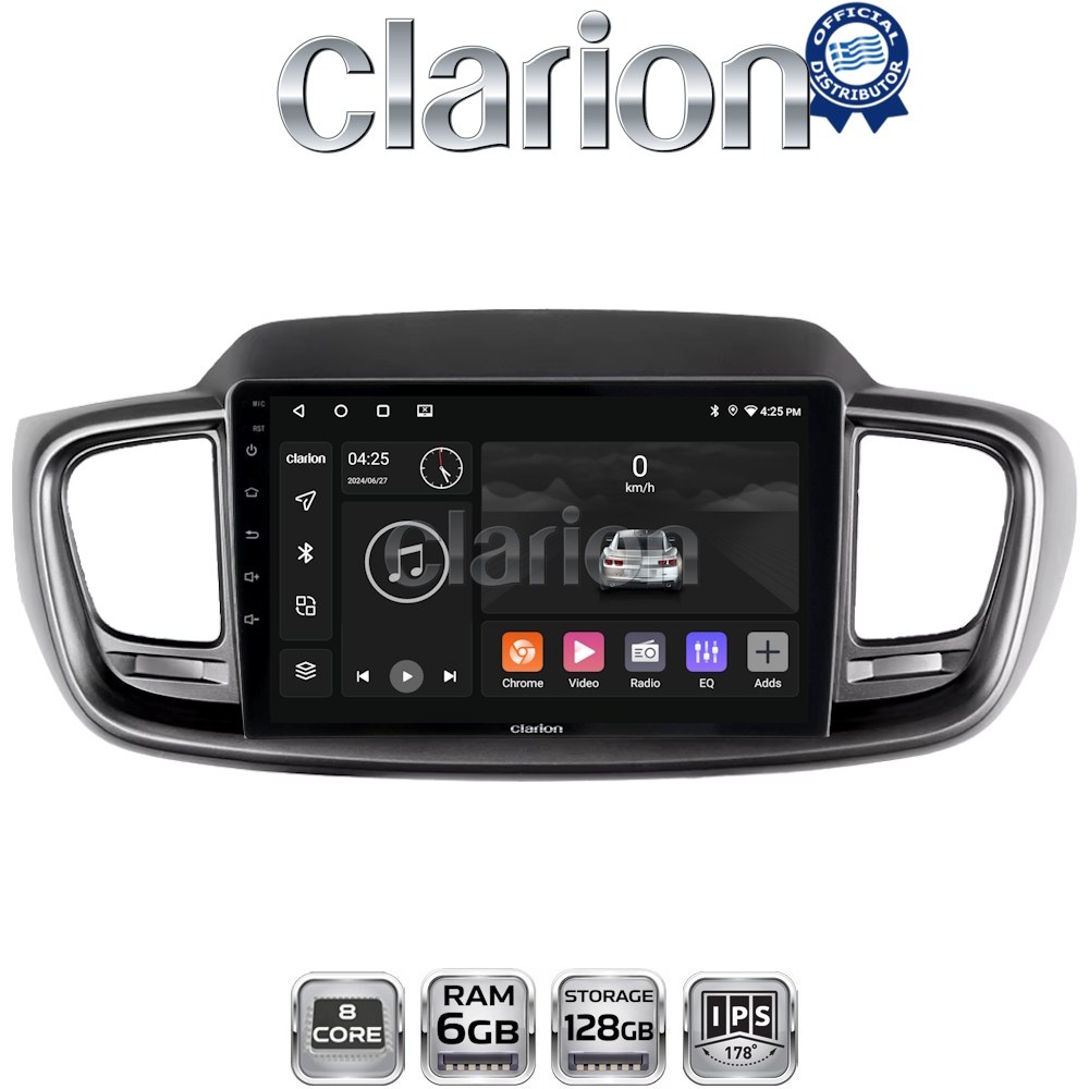 GL53224 CLARION GL53224 Οθόνη OEM Multimedia Αυτοκινήτου για Kia Sorento 2013 > 2020 (CarPlay/AndroidAuto/BT/GPS/WIFI/GPRS) - Image 1