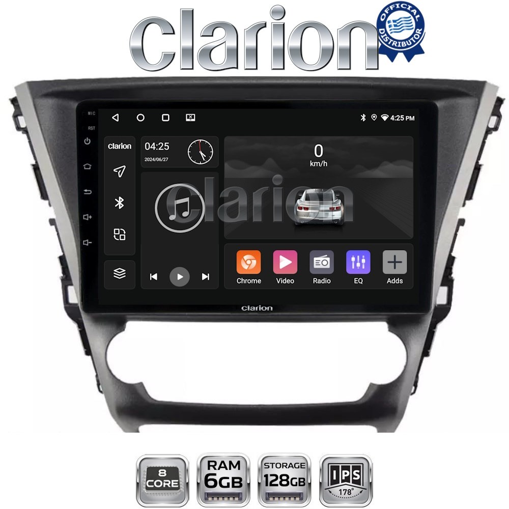 GL53228 CLARION GL53228 Οθόνη OEM Multimedia Αυτοκινήτου για Toyota Avensis 2016 > 2018 (CarPlay/AndroidAuto/BT/GPS/WIFI/GPRS) - Image 1