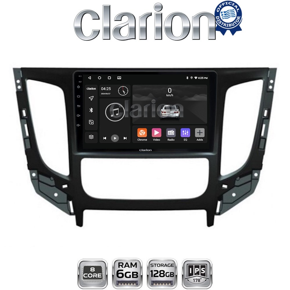 GL53230 CLARION GL53230 Οθόνη OEM Multimedia Αυτοκινήτου για Mitsubishi L200 2014 >Μόνο για αυτοκίνητα με Κλιματισμό (CarPlay/AndroidAuto/BT/GPS/WIFI/GPRS) - Image 1