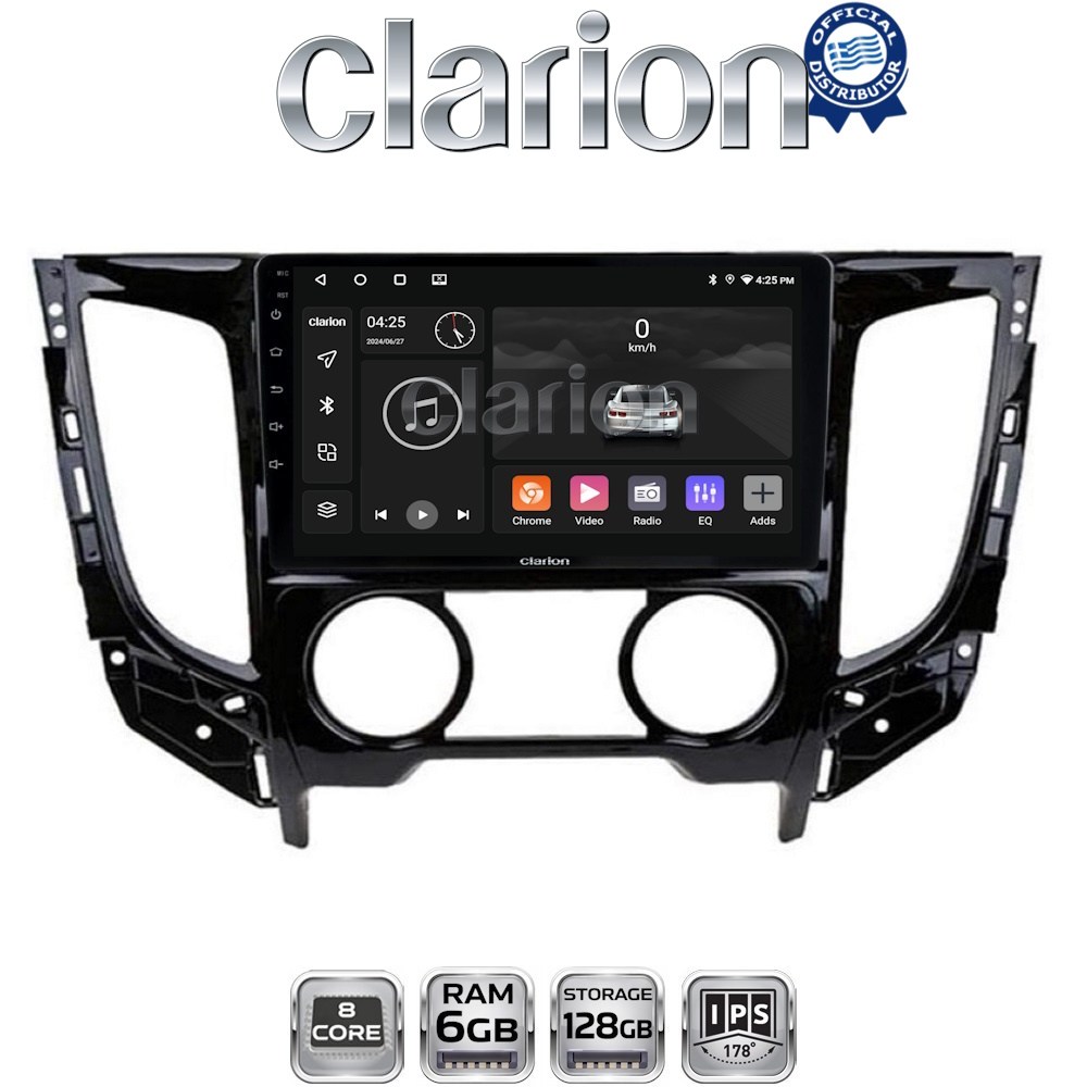 GL53230AC CLARION GL53230B Οθόνη OEM Multimedia Αυτοκινήτου για Mitsubishi L200 2014 >Μόνο για αυτοκίνητα με Κλιματισμό (CarPlay/AndroidAuto/BT/GPS/WIFI/GPRS) - Image 1