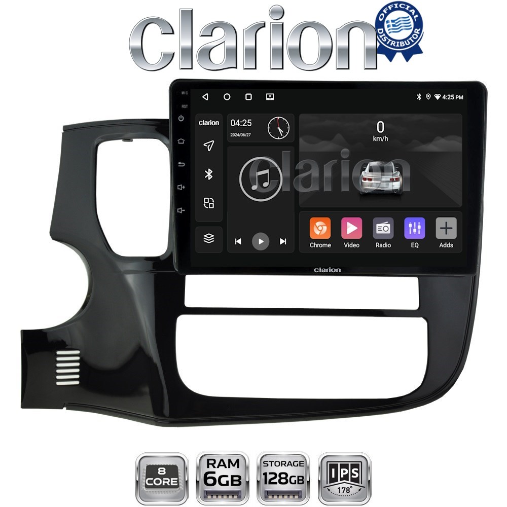 GL53231 CLARION GL53231 Οθόνη OEM Multimedia Αυτοκινήτου για MITSUBISHI OUTLANDER 2013> (CarPlay/AndroidAuto/BT/GPS/WIFI/GPRS) - Image 1