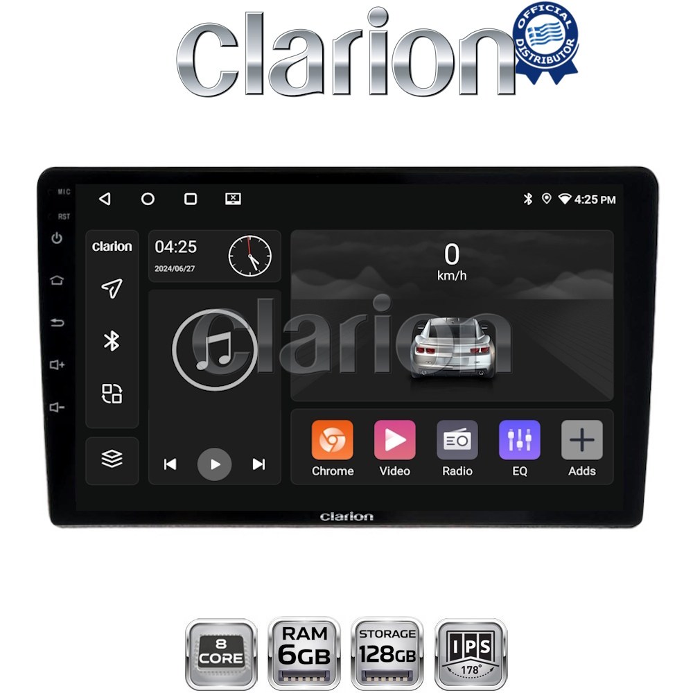 GL53237 CLARION GL53237 Οθόνη OEM Multimedia Αυτοκινήτου για Ford Focus 1998 > 2004 (CarPlay/AndroidAuto/BT/GPS/WIFI/GPRS) - Image 1