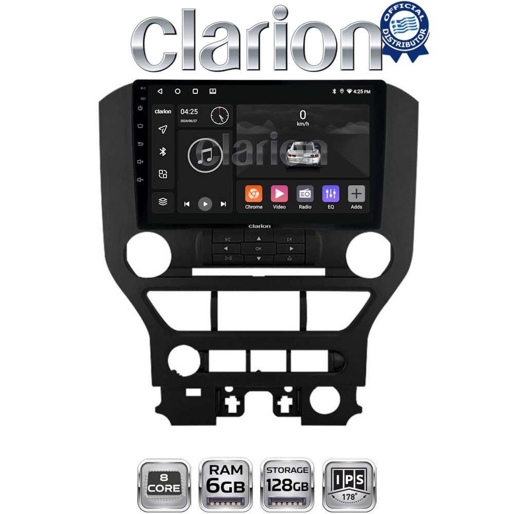 GL53240 CLARION GL53240 Οθόνη OEM Multimedia Αυτοκινήτου για FORD MUSTANG > 2015 (CarPlay/AndroidAuto/BT/GPS/WIFI/GPRS) - Image 1