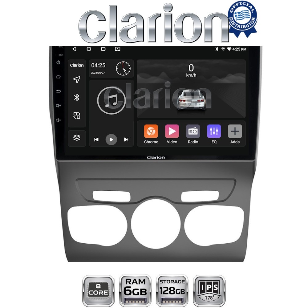 GL53241 CLARION GL53245 Οθόνη OEM Multimedia Αυτοκινήτου για Ford Ranger 2011 > 2015 (CarPlay/AndroidAuto/BT/GPS/WIFI/GPRS) - Image 1