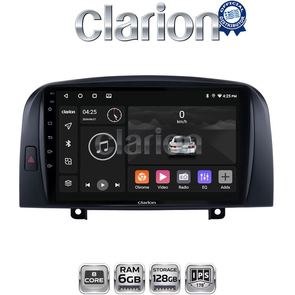 GL53247 CLARION GL53247 Οθόνη OEM Multimedia Αυτοκινήτου για Hyundai Sonata 2006 > 2009 (CarPlay/AndroidAuto/BT/GPS/WIFI/GPRS) - Image 1