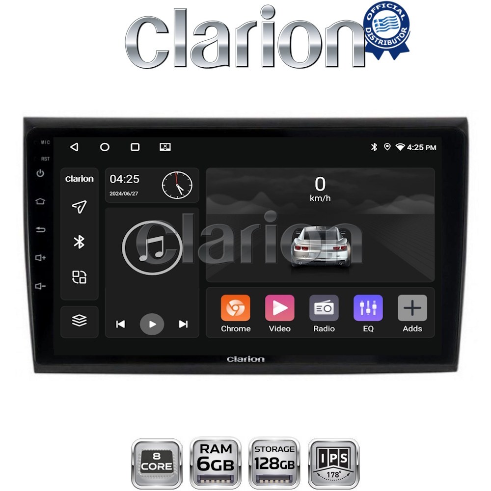CLARION GL53250 Οθόνη OEM Multimedia Αυτοκινήτου για Fiat Bravo 2007> (CarPlay/AndroidAuto/BT/GPS/WIFI/GPRS)
