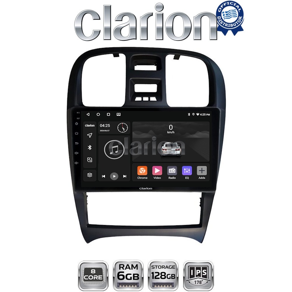 GL53260 CLARION GL53260 Οθόνη OEM Multimedia Αυτοκινήτου για Hyundai Sonata 2000 > 2006 (CarPlay/AndroidAuto/BT/GPS/WIFI/GPRS) - Image 1