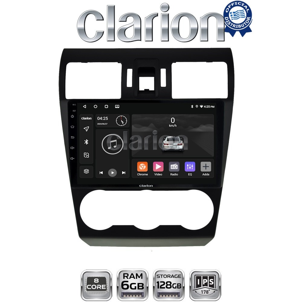 GL53262 CLARION GL53262 Οθόνη OEM Multimedia Αυτοκινήτου για SUBARU IMPREZA-FORESTER 2013> (CarPlay/AndroidAuto/BT/GPS/WIFI/GPRS) - Image 1