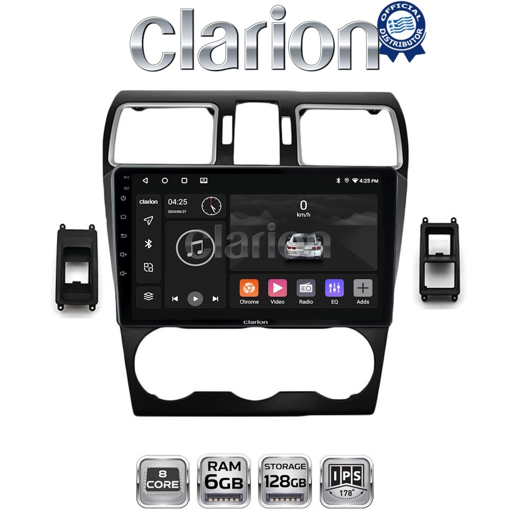CLARION GL53262B Οθόνη OEM Multimedia Αυτοκινήτου για Subaru Impreza - Forester 2013 > (CarPlay/AndroidAuto/BT/GPS/WIFI/GPRS)
