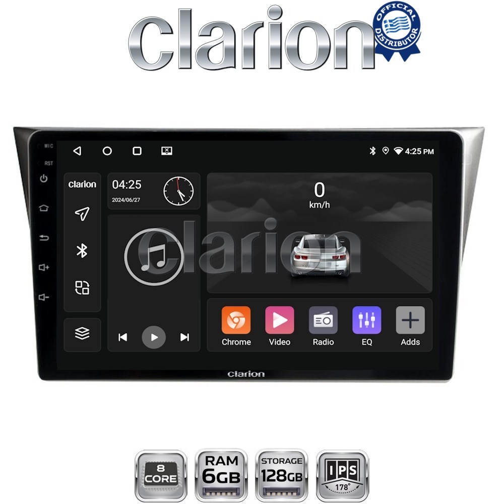 CLARION GL53271 Οθόνη OEM Multimedia Αυτοκινήτου για Subaru Impreza 2000 > 2007 (CarPlay/AndroidAuto/BT/GPS/WIFI/GPRS)