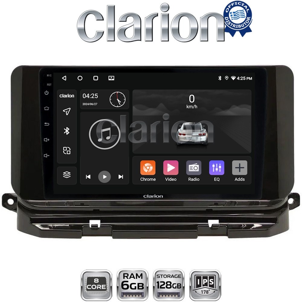 CLARION GL53280 Οθόνη OEM Multimedia Αυτοκινήτου για Skoda Octavia 2021> (CarPlay/AndroidAuto/BT/GPS/WIFI/GPRS)
