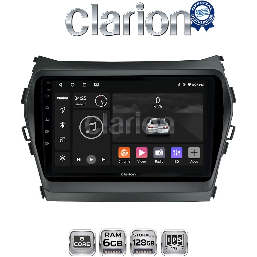 CLARION GL53309 Οθόνη OEM Multimedia Αυτοκινήτου για HY SANTA FE 2013 > 2017
HY IX45 (CarPlay/AndroidAuto/BT/GPS/WIFI/GPRS)
