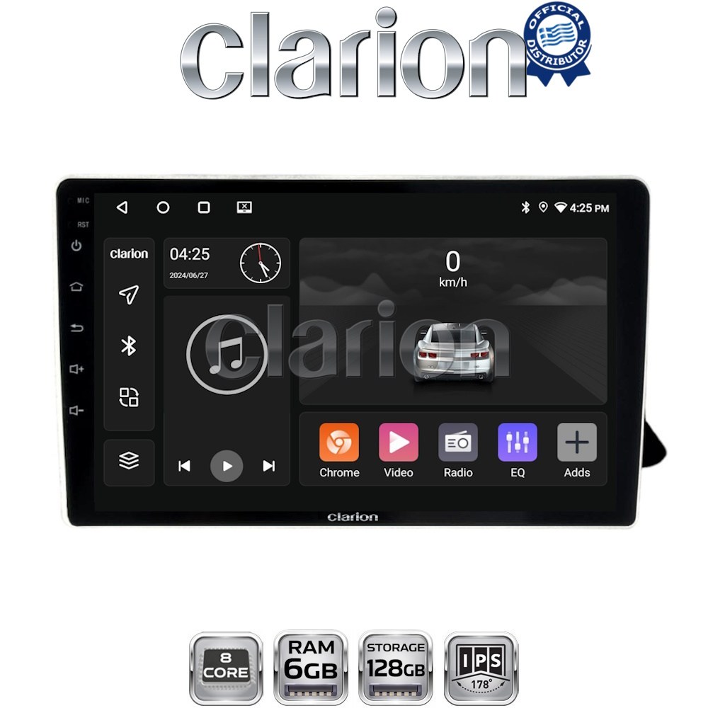 GL53310 CLARION GL53310 Οθόνη OEM Multimedia Αυτοκινήτου για AUDI A4 2008 > 2013 (CarPlay/AndroidAuto/BT/GPS/WIFI/GPRS) - Image 1