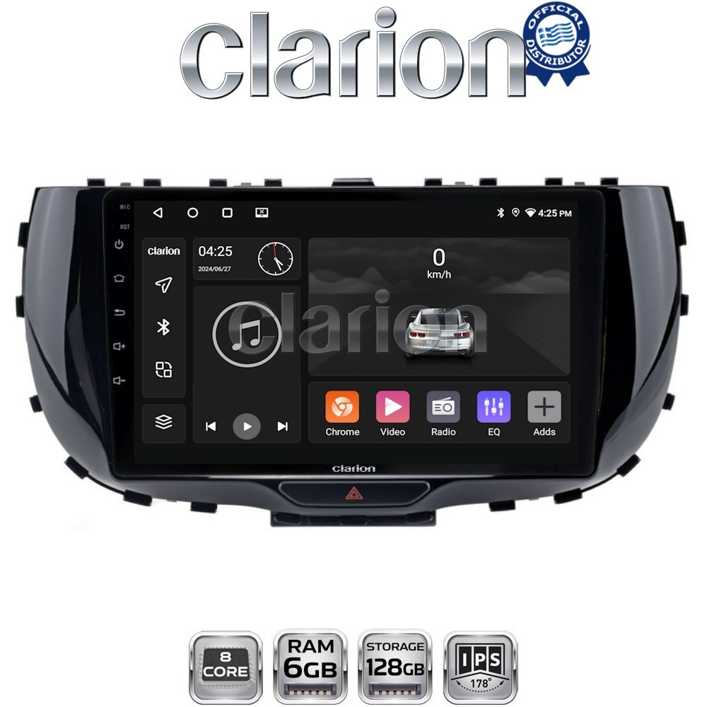 CLARION GL53322 Οθόνη OEM Multimedia Αυτοκινήτου για Kia Soul 2019 > (CarPlay/AndroidAuto/BT/GPS/WIFI/GPRS)