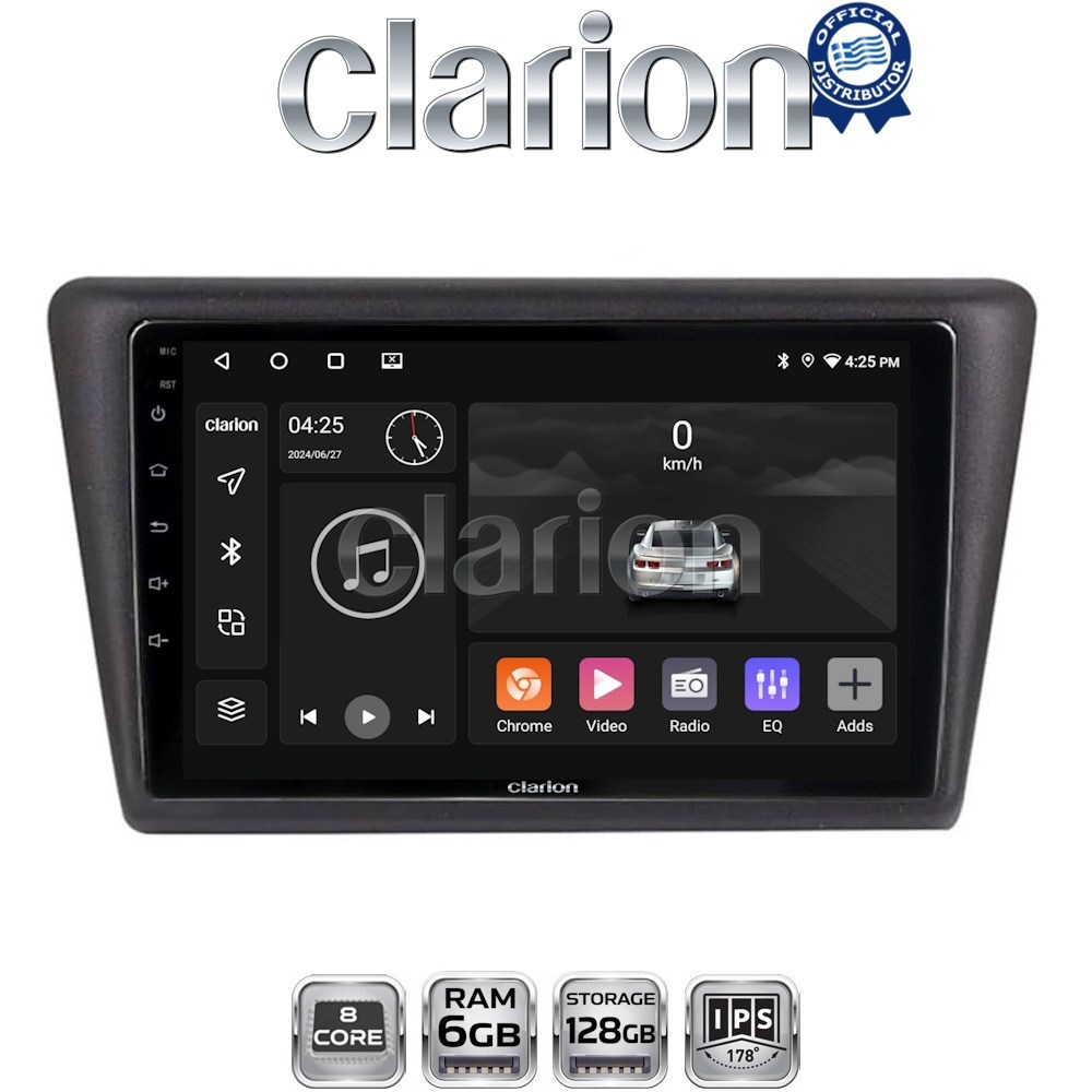 GL53327 CLARION GL53327 Οθόνη OEM Multimedia Αυτοκινήτου για Skoda Rapid Spaceback 2014 > (CarPlay/AndroidAuto/BT/GPS/WIFI/GPRS) - Image 1