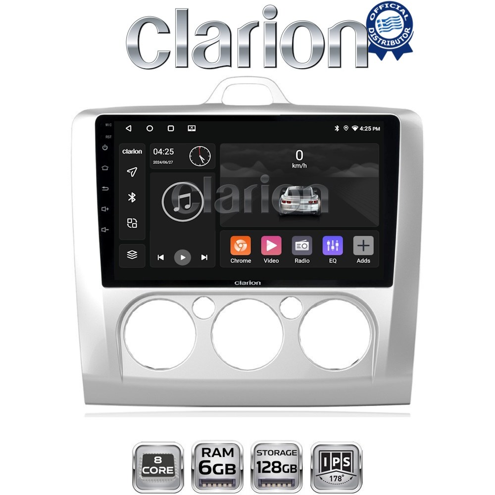 GL53329 CLARION GL53329 Οθόνη OEM Multimedia Αυτοκινήτου για FORD FOCUS 2004>2012 (CarPlay/AndroidAuto/BT/GPS/WIFI/GPRS) - Image 1