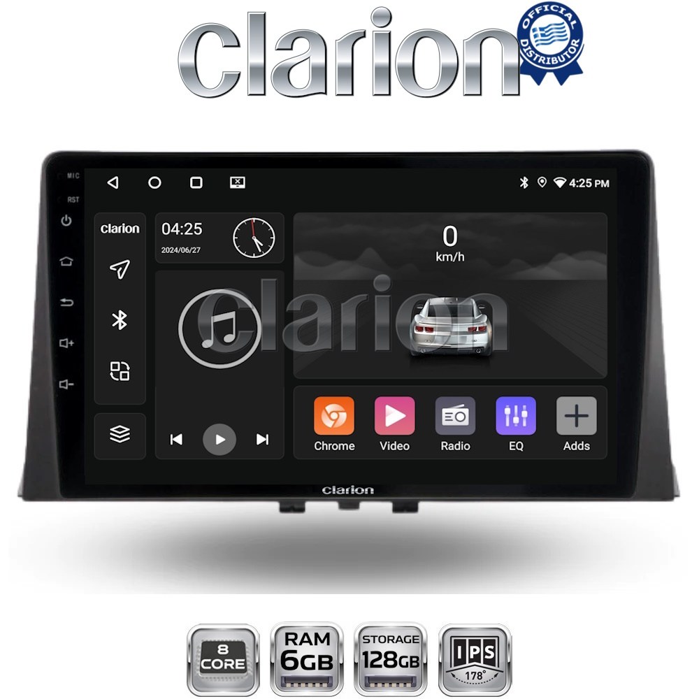 CLARION GL53330 Οθόνη OEM Multimedia Αυτοκινήτου για CITROEN BERLINGO - PEUGEOT PARTNER 2019> (CarPlay/AndroidAuto/BT/GPS/WIFI/GPRS)