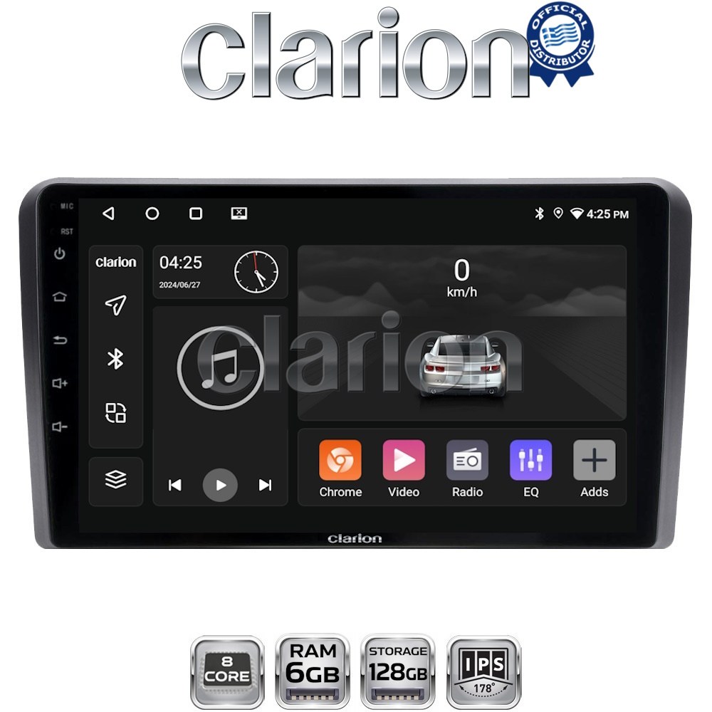 GL53333 CLARION GL53333 Οθόνη OEM Multimedia Αυτοκινήτου για Citroen C5 2007 > 2017 (CarPlay/AndroidAuto/BT/GPS/WIFI/GPRS) - Image 1