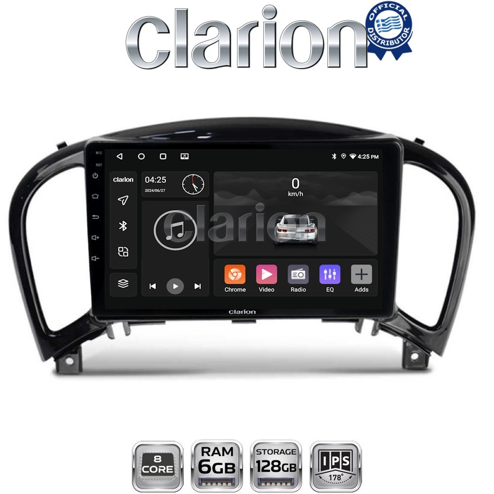 CLARION GL53352 Οθόνη OEM Multimedia Αυτοκινήτου για NISSAN JUKE 2009> (CarPlay/AndroidAuto/BT/GPS/WIFI/GPRS)