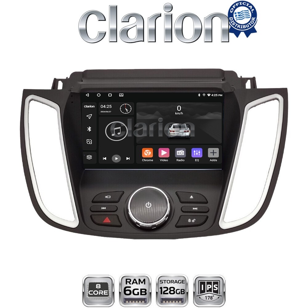 GL53362D CLARION GL53362D Οθόνη OEM Multimedia Αυτοκινήτου για FORD KUGA 2013 > 2019C-MAX 2011 > 2019 με NAVI (CarPlay/AndroidAuto/BT/GPS/WIFI/GPRS) - Image 1