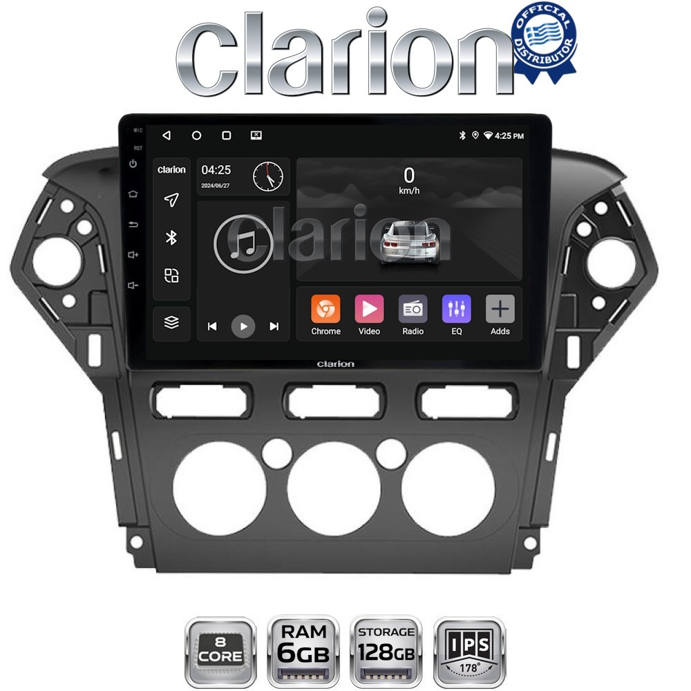 GL53368 CLARION GL53368 Οθόνη OEM Multimedia Αυτοκινήτου για FORD MONDEO 2010 > 2013 (CarPlay/AndroidAuto/BT/GPS/WIFI/GPRS) - Image 1
