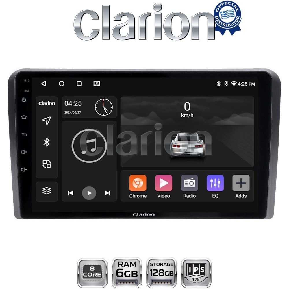 GL53407 CLARION GL53407 Οθόνη OEM Multimedia Αυτοκινήτου για Ηyundai Η1 2006> (CarPlay/AndroidAuto/BT/GPS/WIFI/GPRS) - Image 1