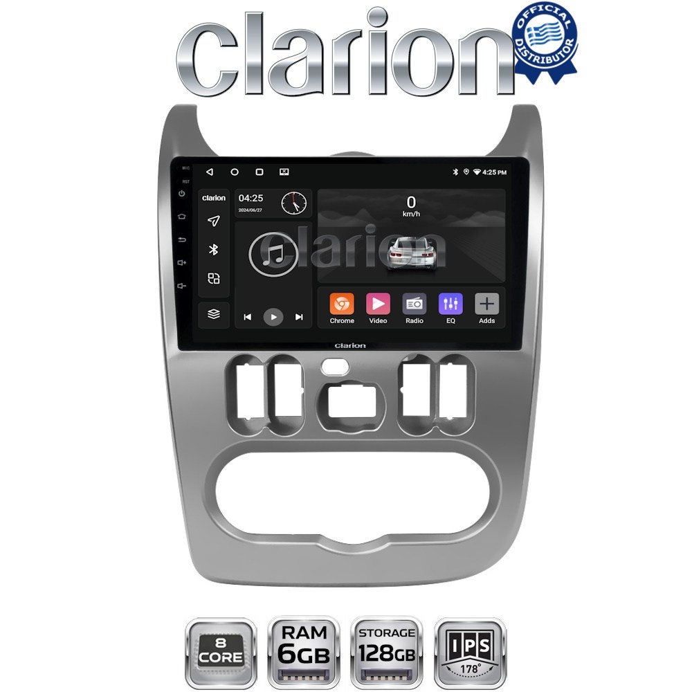 CLARION GL53432 Οθόνη OEM Multimedia Αυτοκινήτου για DACIA DUSTER 2006>2012  (CarPlay/AndroidAuto/BT/GPS/WIFI/GPRS)
