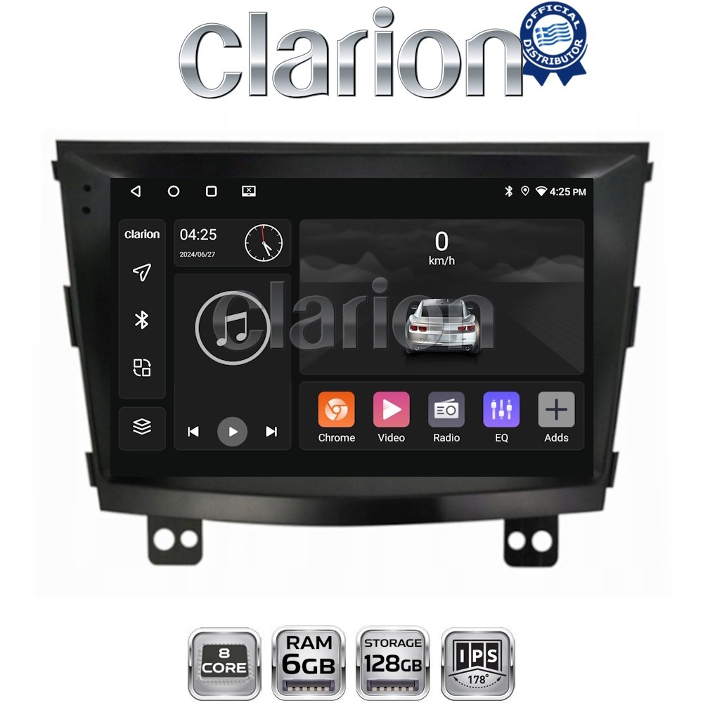 CLARION GL53433 Οθόνη OEM Multimedia Αυτοκινήτου για SsangYong Tivoli - XVL 2015 > 2019  (CarPlay/AndroidAuto/BT/GPS/WIFI/GPRS)